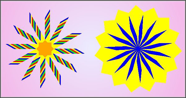 Etoiles ou fleurs